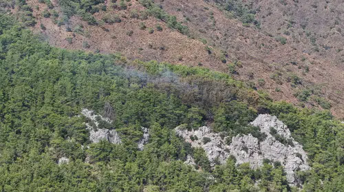 Kemer’deki alevler ekiplerin dört saatlik çalışmasıyla durduruldu