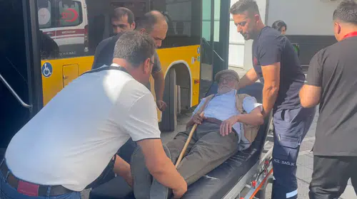 Malatya'da otobüs şoförü acil durumdaki yolcuyu hastaneye ulaştırdı