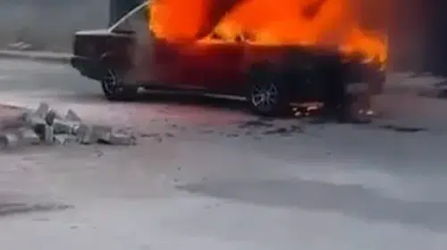 Gürsu'da otomobil yangını: Araç kullanılamaz hale geldi