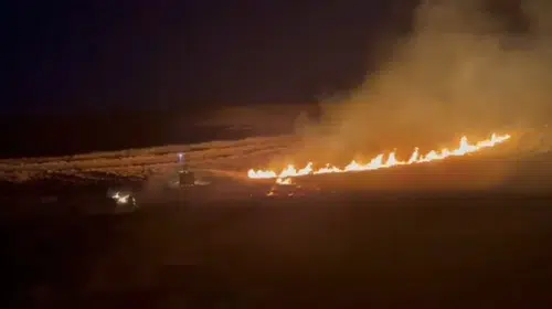 Alaca'da balya makinesi yangını büyük zarara yol açtı