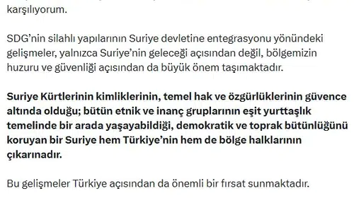 Kılıçdaroğlu'ndan Suriye açıklaması: SDG entegrasyonu bölgesel barış için fırsat