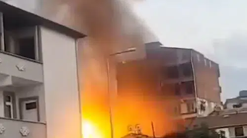Samsun Tekkeköy'de depoda yangın paniği