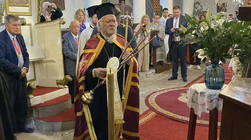 Bartholomeos, Gökçeada’daki Meryem Ana ayinini yönetti