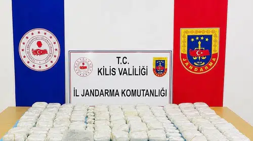 Kilis’te 90 kilo 500 gram sentetik uyuşturucu ele geçirildi
