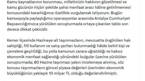 Antalya'da 10 milyarlık hazine taşınmazı skandalı: 27 şüpheli gözaltında