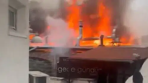 Gaziantep'te restoran yangını: Sabah saatlerinde alevlere teslim oldu