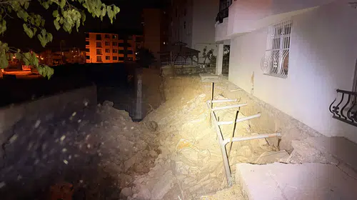 Tunceli'de temel kazısı faciaya ramak kala: 5 katlı bina boşaltıldı