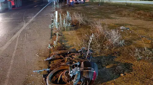 Yeşilhisar'da iş makinesiyle motosiklet çarpıştı: 1 ölü