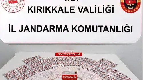 Kırıkkale’de uyuşturucu baskını: 880 hap ele geçirildi