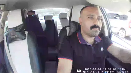 Gaziantep'te çarşaflı saldırgan iki tabanca ve susturucuyla yakalandı