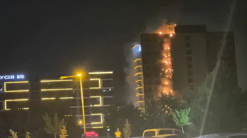 Diyarbakır'da yangın gecesi: Alevler çatıya sıçradı, tahliyeler sürüyor