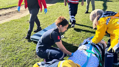 Bakan Memişoğlu, yaylada yaralanan yaşlı kadının hava ambulansı operasyonunu duyurdu