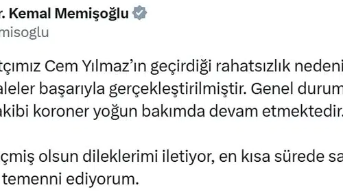 Ünlü komedyen Cem Yılmaz'dan sağlık haberi: Yoğun bakımda tedavi görüyor