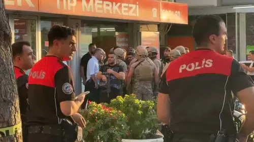 İzmir'de banka dehşeti: Güvenlik görevlisinin silahını gasp edip 5 kişiyi rehin aldı