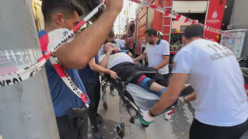 Şişli'de dehşet anları: Alevlerden kaçmak için pencereden atladı
