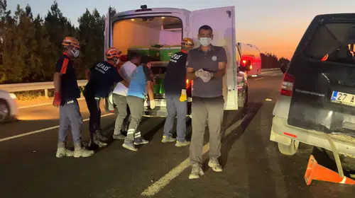 Suruç yolunda feci kaza: Lastik patlaması can aldı