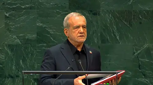 Pezeşkiyan'dan BM kürsüsünde meydan okuma: Yaptırımlara boyun eğmeyeceğiz