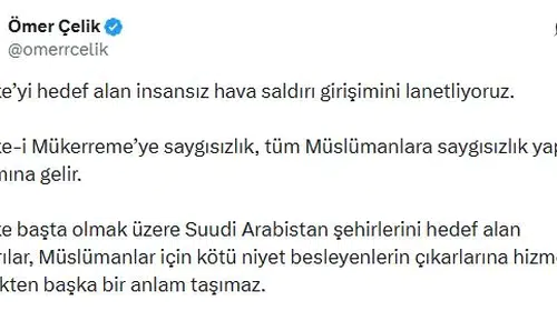 AK Parti'den Mekke'ye yönelik saldırı girişimine sert tepki