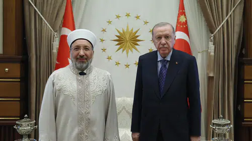 Külliye'de kritik görüşme: Erdoğan'ın konuğu Arpaguş oldu