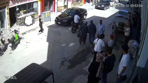 Ereğli'de korku dolu anlar: Buzdolabı patlaması güvenlik kamerasında