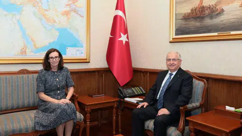 Ankara'da kritik diplomasi: Bakan Güler'in konuğu Büyükelçi Anderson oldu