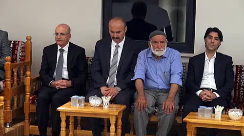 Batman'daki acı olayda Bakan Şimşek'e taziye ziyareti
