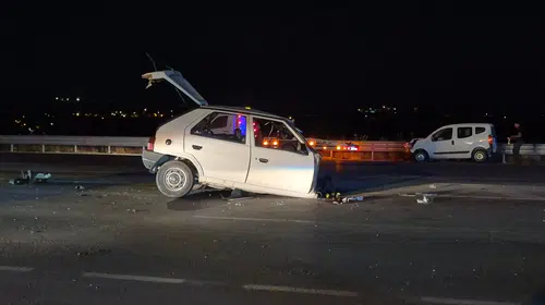 Malatya'da dehşet veren zincirleme kaza: Otomobil ortadan ikiye ayrıldı