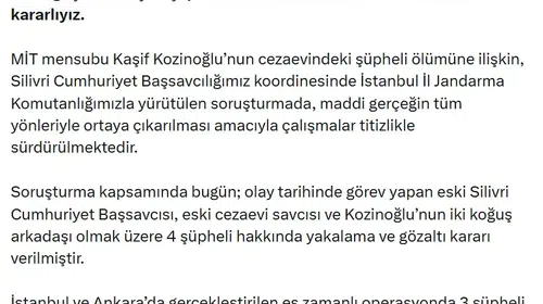Kaşif Kozinoğlu dosyasında kritik operasyon: Eski savcılar ve koğuş arkadaşları gözaltında