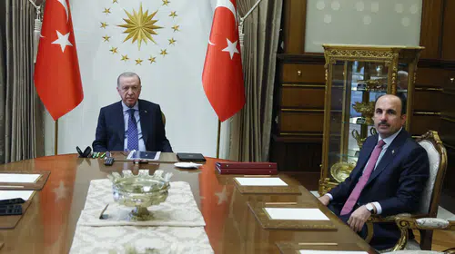 Külliye'de kritik görüşme: Erdoğan, Dünya Belediyeler Birliği Başkanı Altay'ı ağırladı