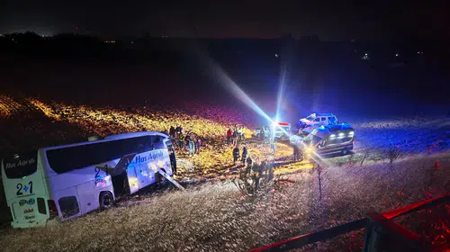 Amasya'da gece yarısı dehşeti: Yolcu otobüsü şarampole yuvarlandı