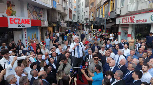 Müsavat Dervişoğlu baba ocağında: Fındık ve maden vurgusu yaptı