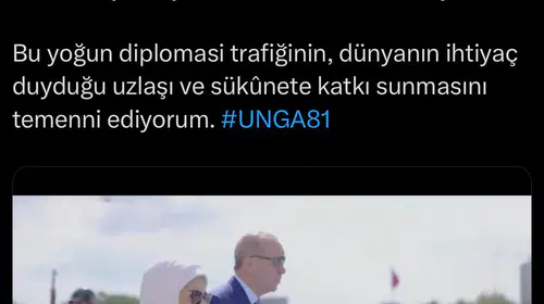Emine Erdoğan'dan küresel barış ve diplomasi mesajı