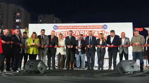 Sancaktepe'de 20 dönümlük yeşil alan kapılarını açtı