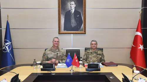 Ankara'da kritik NATO zirvesi: Orgeneral Bayraktaroğlu ve SACEUR Greynkewich bir araya geldi