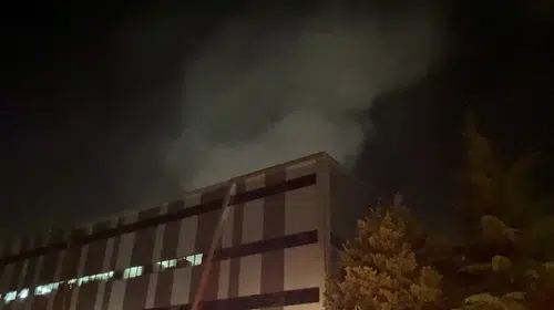 İnegöl'deki sanayi bölgesinde gece yarısı korkutan yangın