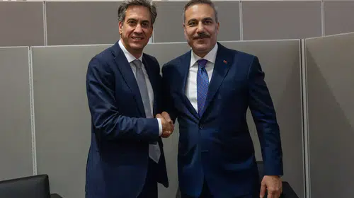 New York'ta kritik diplomasi: Hakan Fidan ve Ed Miliband bir araya geldi