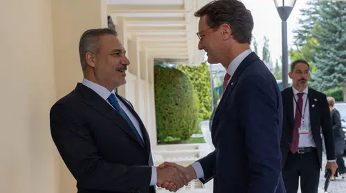 Ankara'da kritik diplomasi: Hakan Fidan Alman heyeti ağırladı