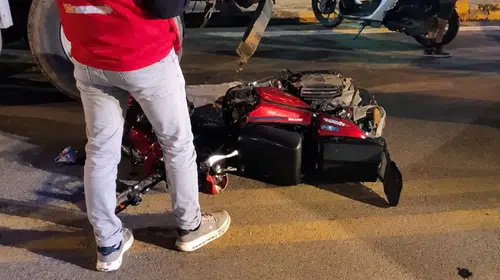 Polatlı'da motosiklet kazası: 16 yaşındaki genç yaşam mücadelesi veriyor