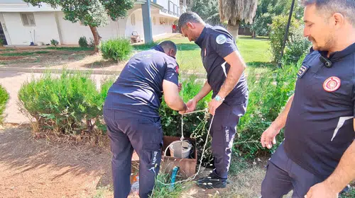 Adıyaman'da kuyuya düşen minik can için seferberlik