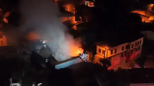 Gölyazı'da korkutan yangın: Dernek başkanının evi küle döndü