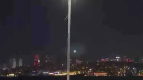 Üsküdar sahilinde havadan denetim: Dronlu uyarı sonrası bölge boşaltıldı