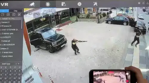Çankaya'daki spor salonu baskını kamerada: Bir ölü, bir yaralı