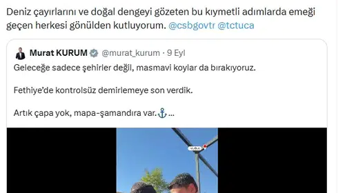Deniz ekosistemine kritik dokunuş: Emine Erdoğan'dan çevre projesine tam destek