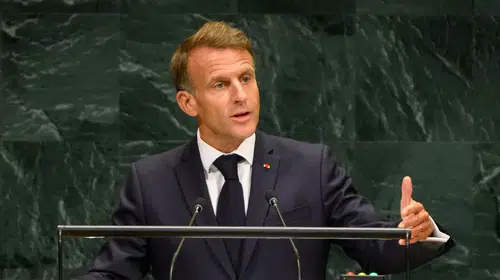Macron'dan BM kürsüsünde sert çıkış: Gazze'deki tablo insanlık adına utanç kaynağı