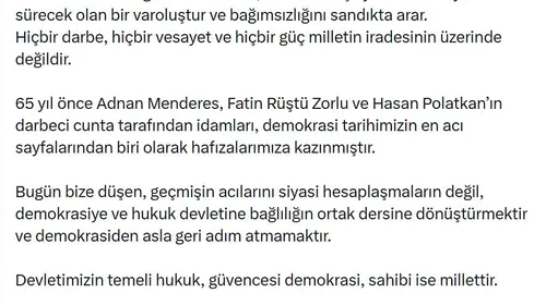 Kılıçdaroğlu'ndan 17 Eylül mesajı: Demokrasi tarihimizin kara lekesi