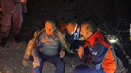 89 yaşındaki İbrahim Çevik'ten sevindiren haber: Dağlık arazide bulundu