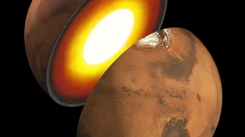 Kızıl Gezegen'in gizli ateşi: Mars'ın derinliklerinde şaşırtan sıcaklık farkı