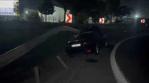 Basın Ekspres Yolu'nda gece yarısı kaza: Bir kişi hastanelik oldu