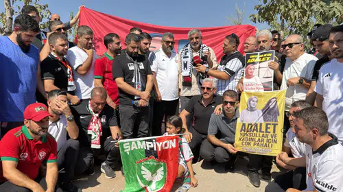 Diyarbakır'da futbolun ötesinde dayanışma: Taraftarlardan Rojin Kabaiş'in mezarına anlamlı ziyaret