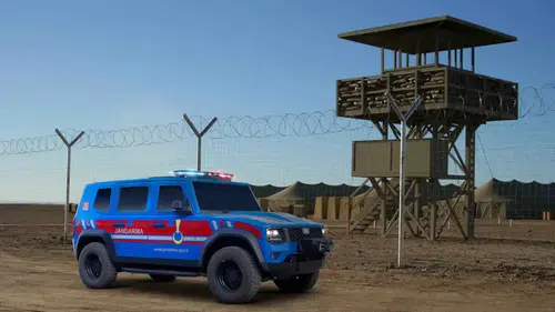Türkiye’nin ilk zırhlı SUV’u TULGA 4x4 göreve başladı